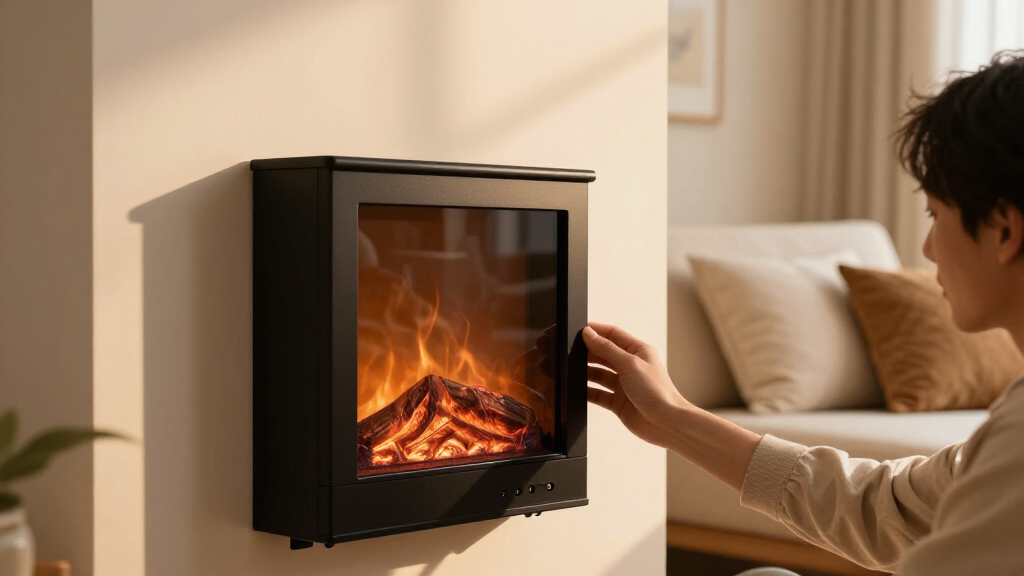 electric fireplace wall mount