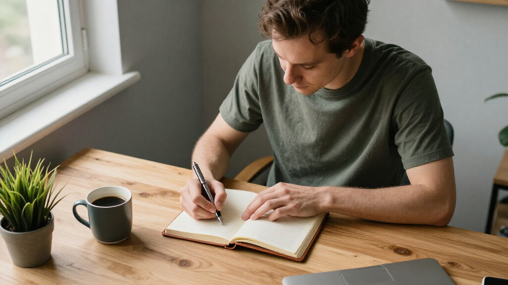 personal development journals for men