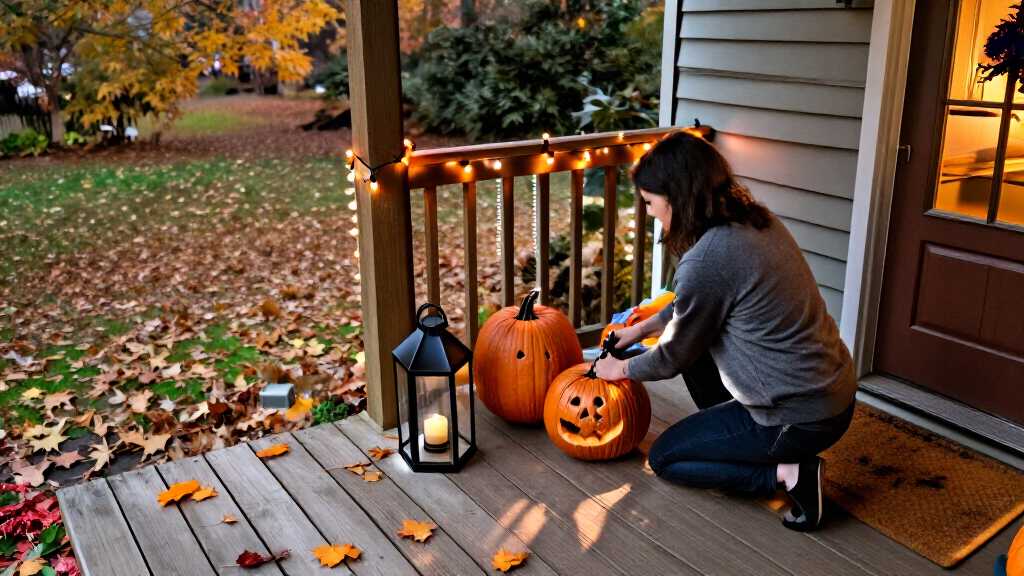 halloween porch decorations