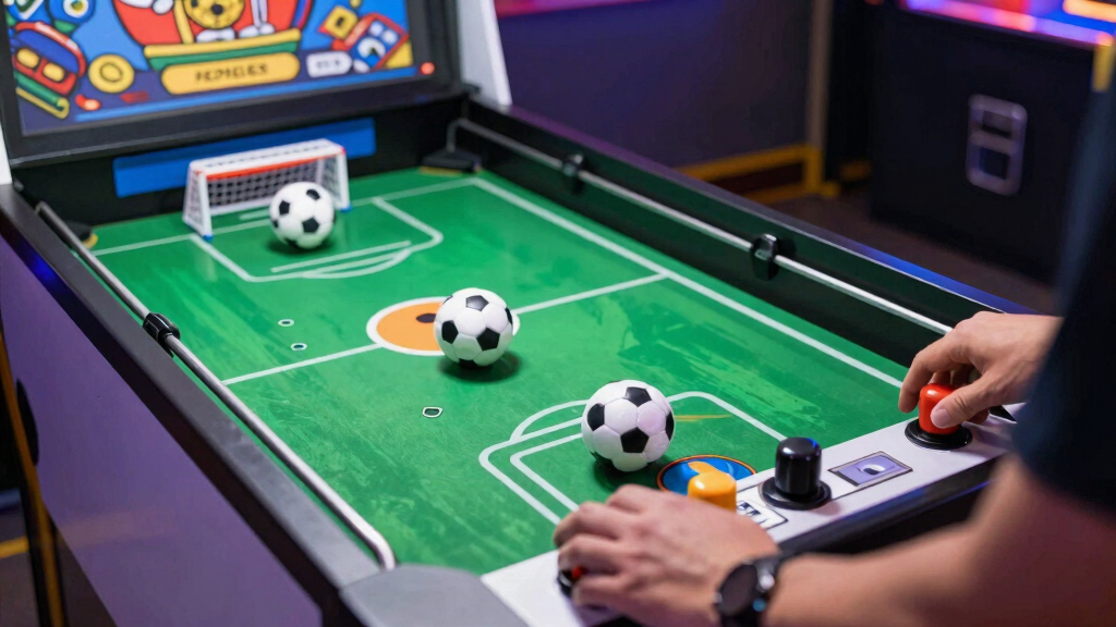 interactive soccer-themed pinball machines