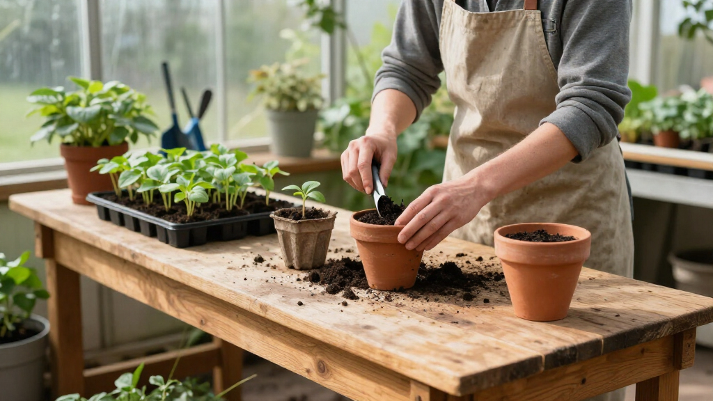 best wooden potting benches