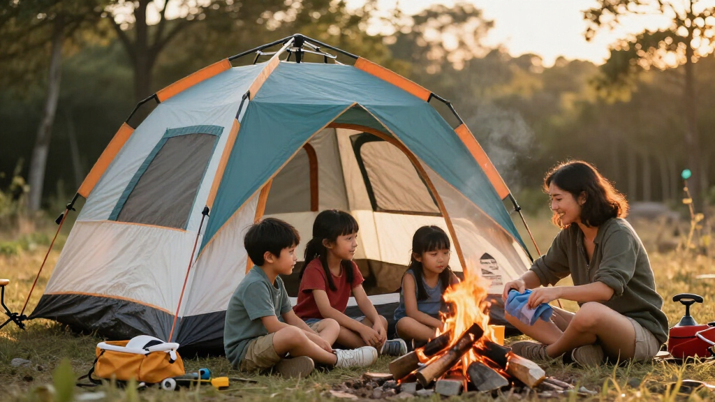 family camping tents