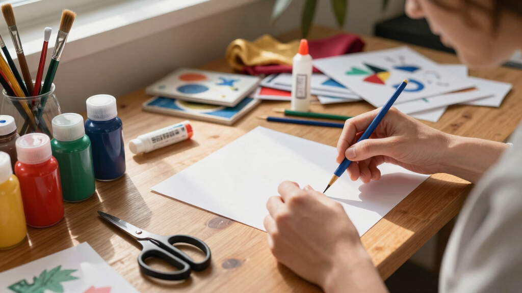 art supplies for DIY projects
