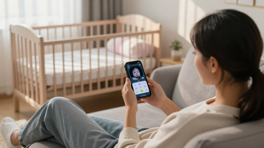 baby monitor with app and night vision