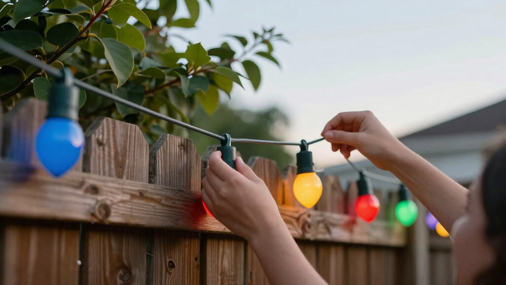 patriotic outdoor string lights