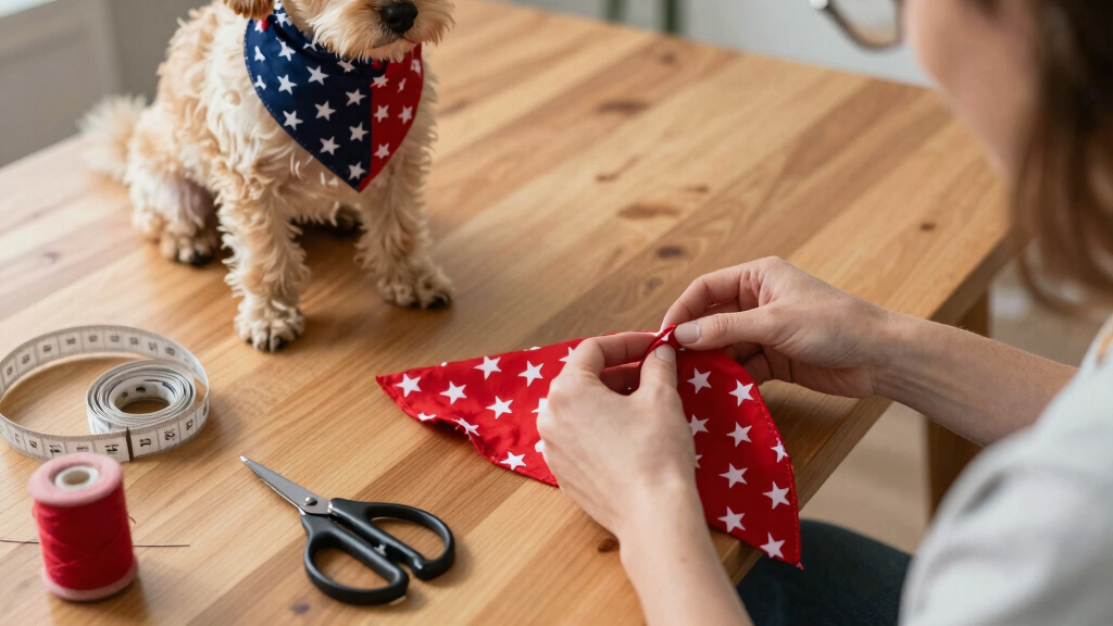 dog patriotic bandanas