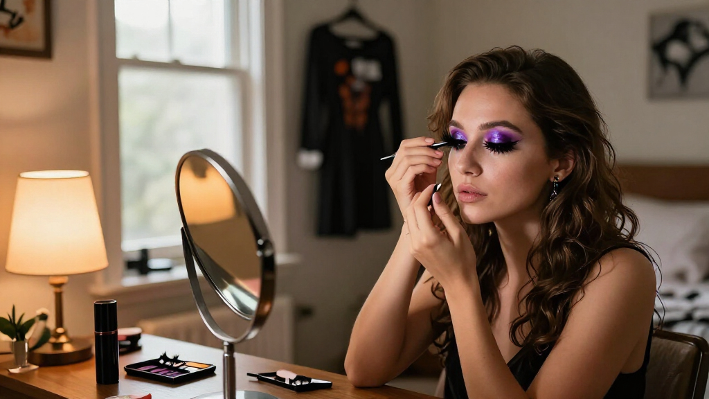 Halloween false eyelashes