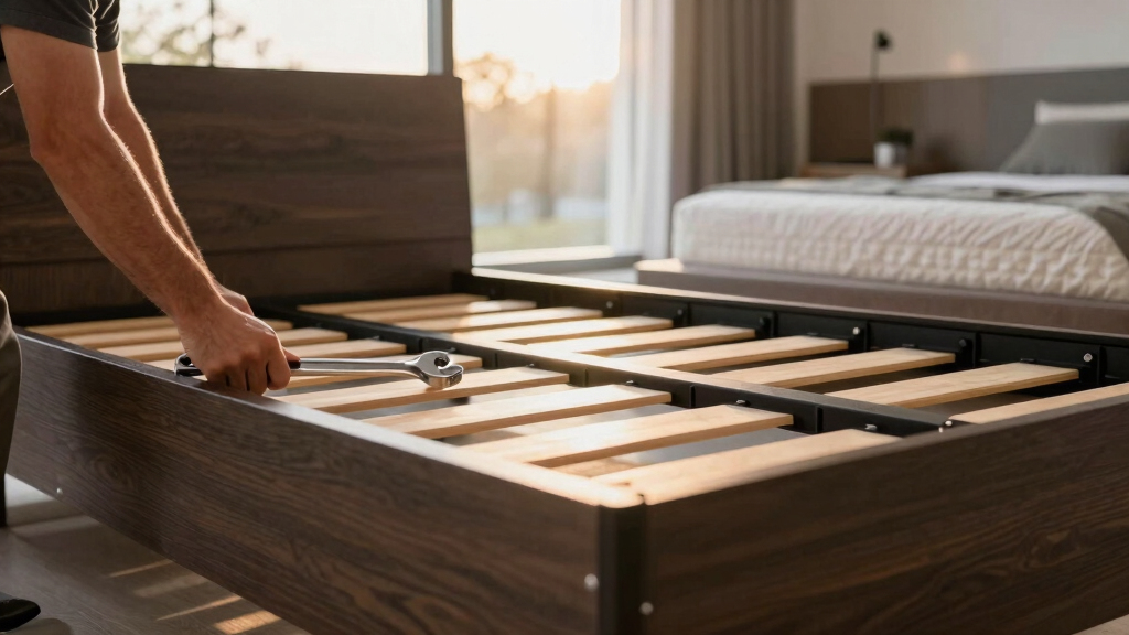 best king platform bed frame heavy duty