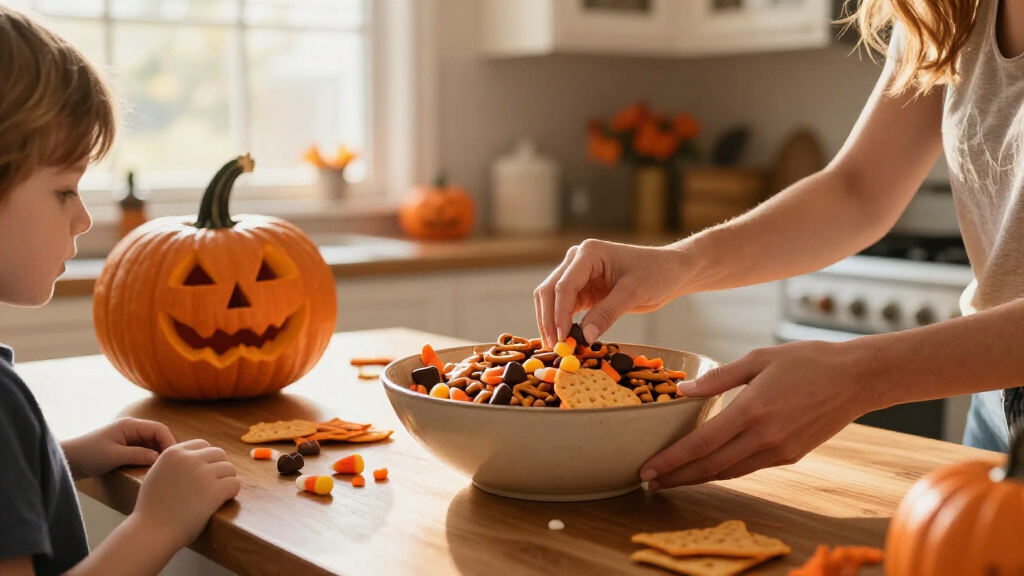 Halloween snack mix assortments