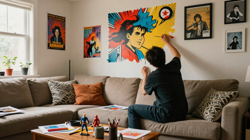 pop culture themed wall art