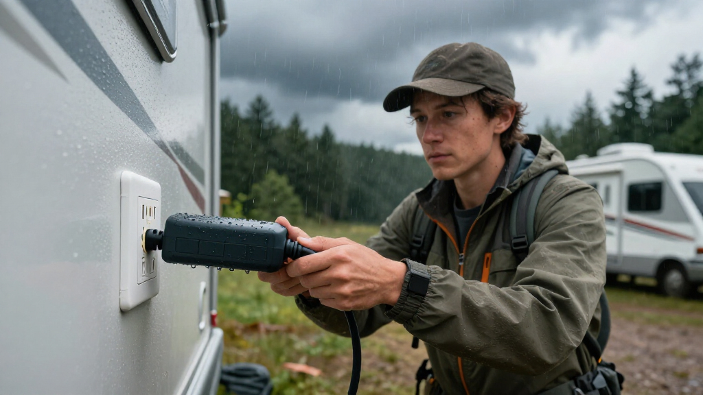 best rv surge protector for rv camping trips for extreme weather