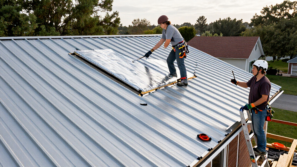 best exterior insulation for metal roofs