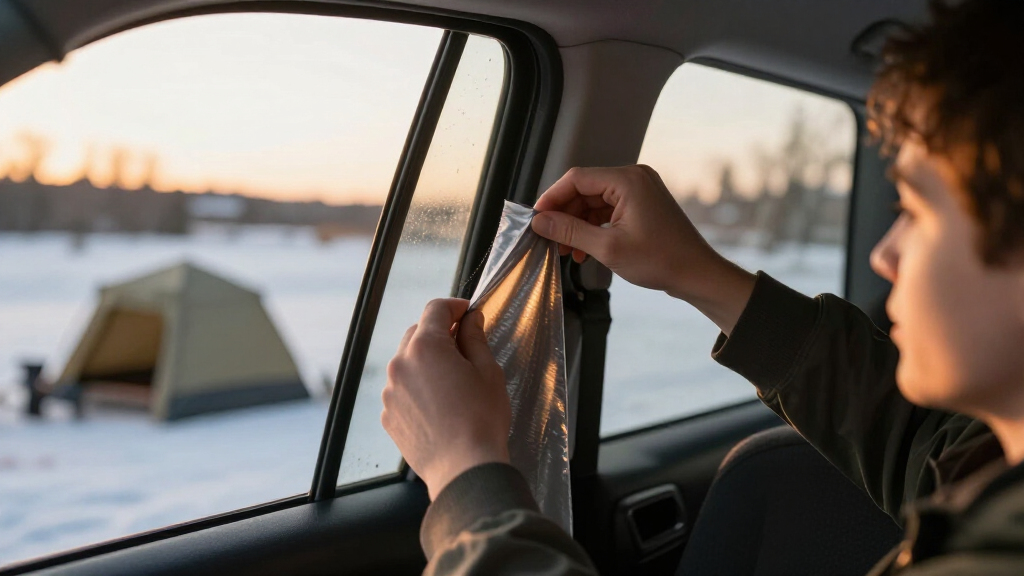car window insulation for winter camping