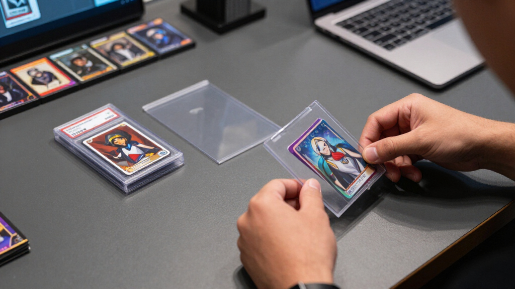TCG card sleeves for competitive play