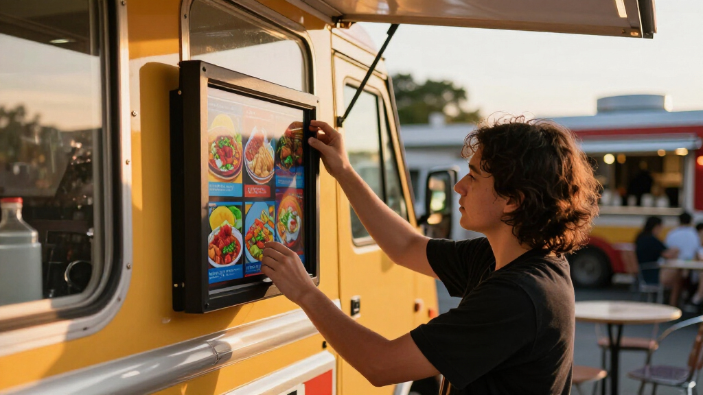 best digital signage under 1000 for food truck