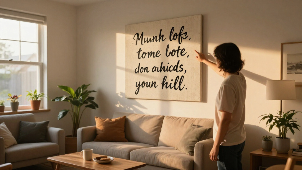 motivational quote wall art