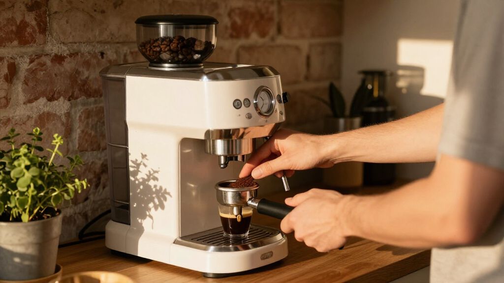espresso machines with builtin grinder