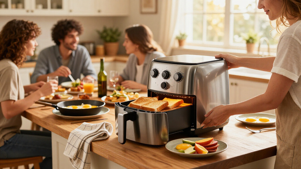 high ticket air fryer toaster oven combo for weekend brunch at home