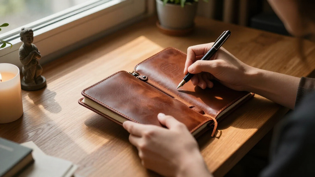 leather journals for stoic reflection