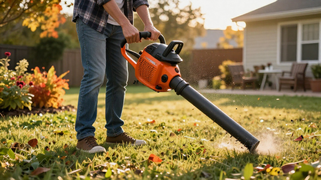 leaf blowers for fall yard cleanup
