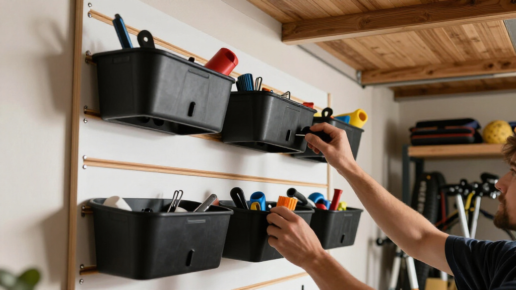 garage slatwall baskets