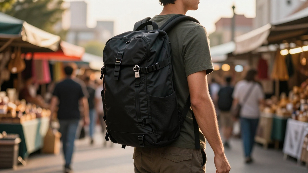 best anti theft travel backpack premium