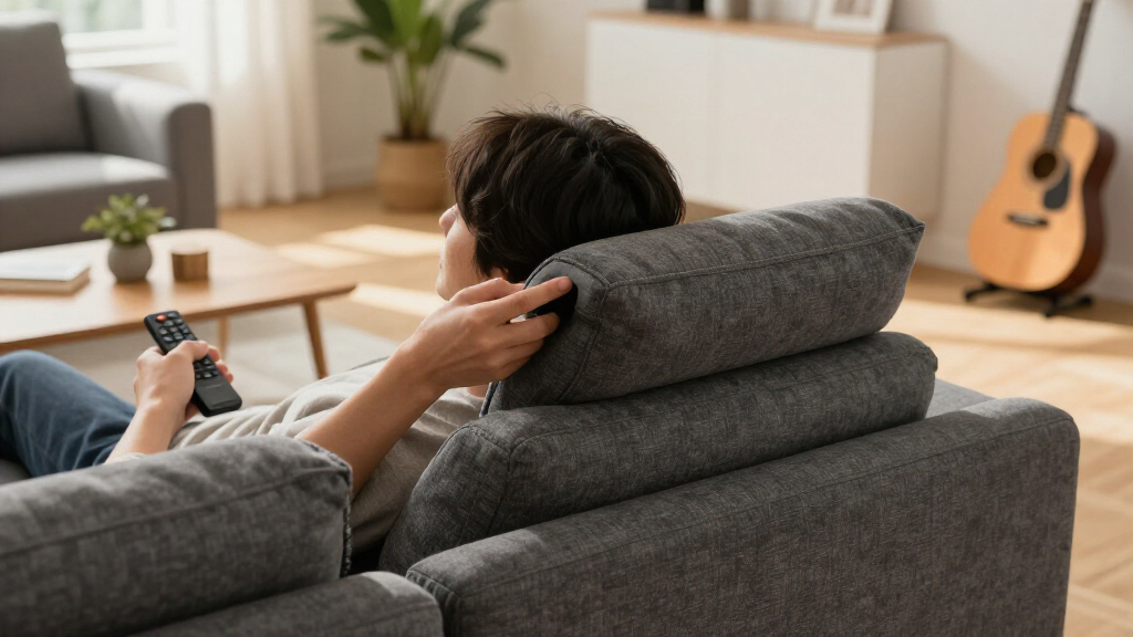 reclining sofas with power headrests