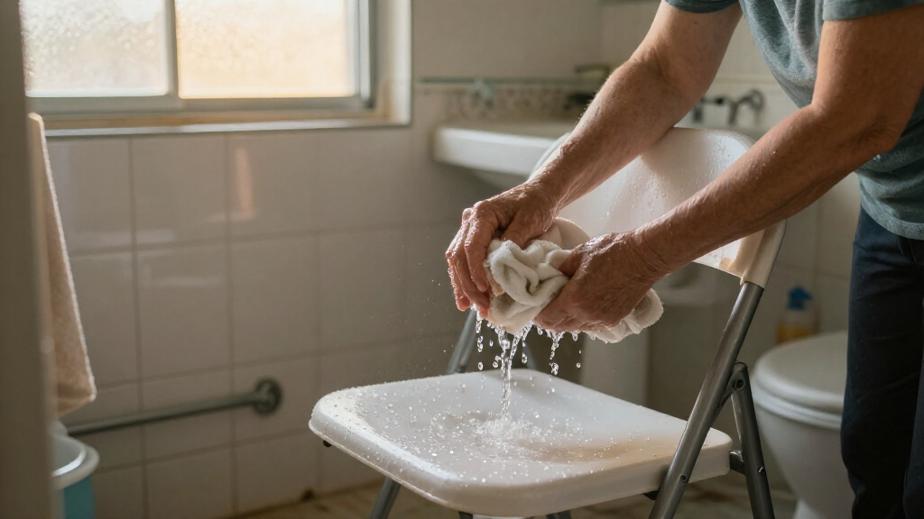 folding shower chairs for seniors