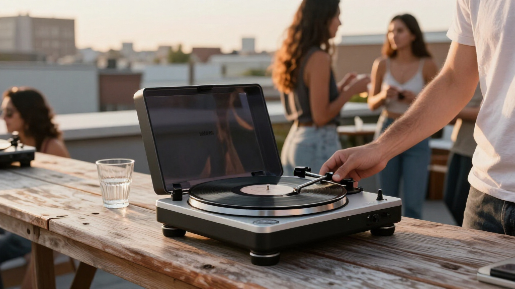 portable Bluetooth turntables