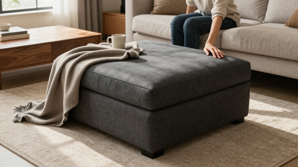 best ottoman storage bench heavy duty