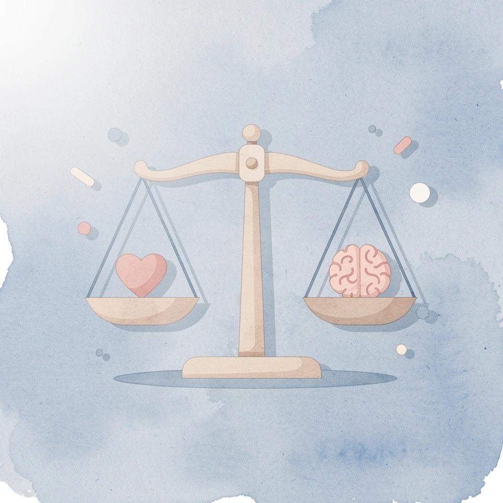 Balance scale icon representing trade-offs in platform selection