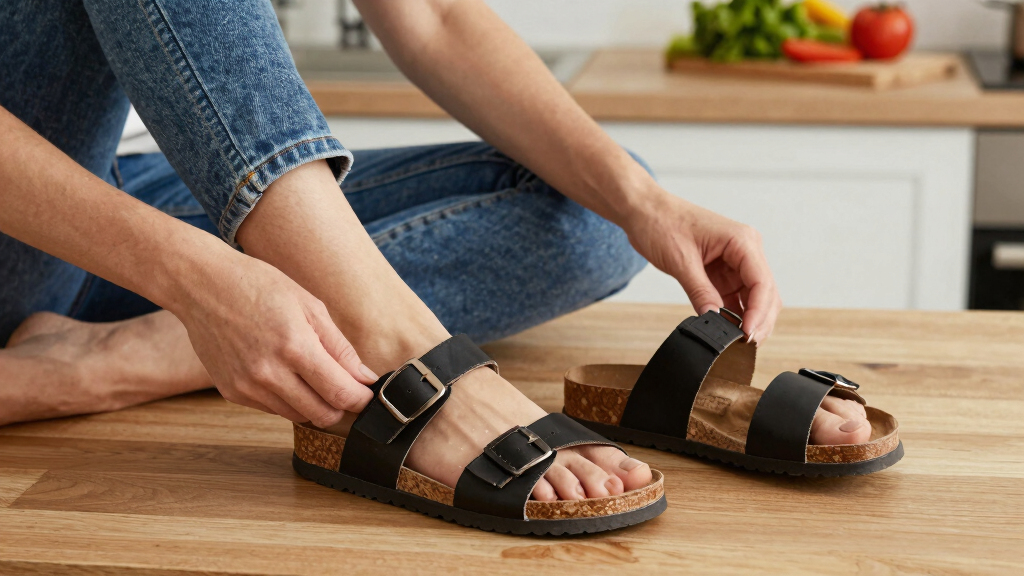 best sandals to wear with jeans
