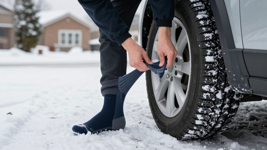 snow traction socks for tires