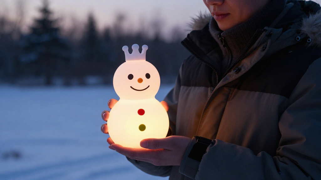 best rechargeable snowman lamps