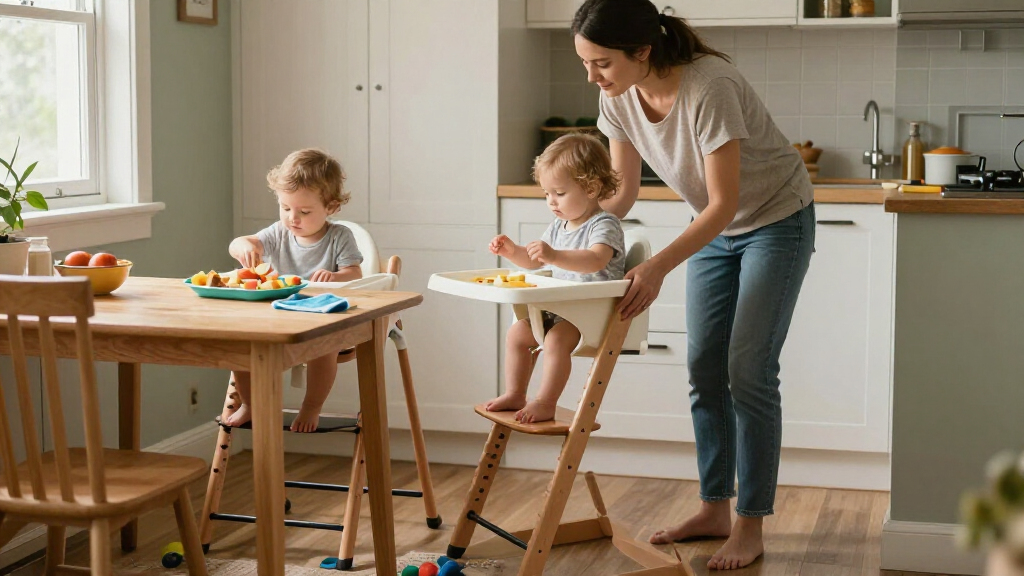 high chairs for small spaces