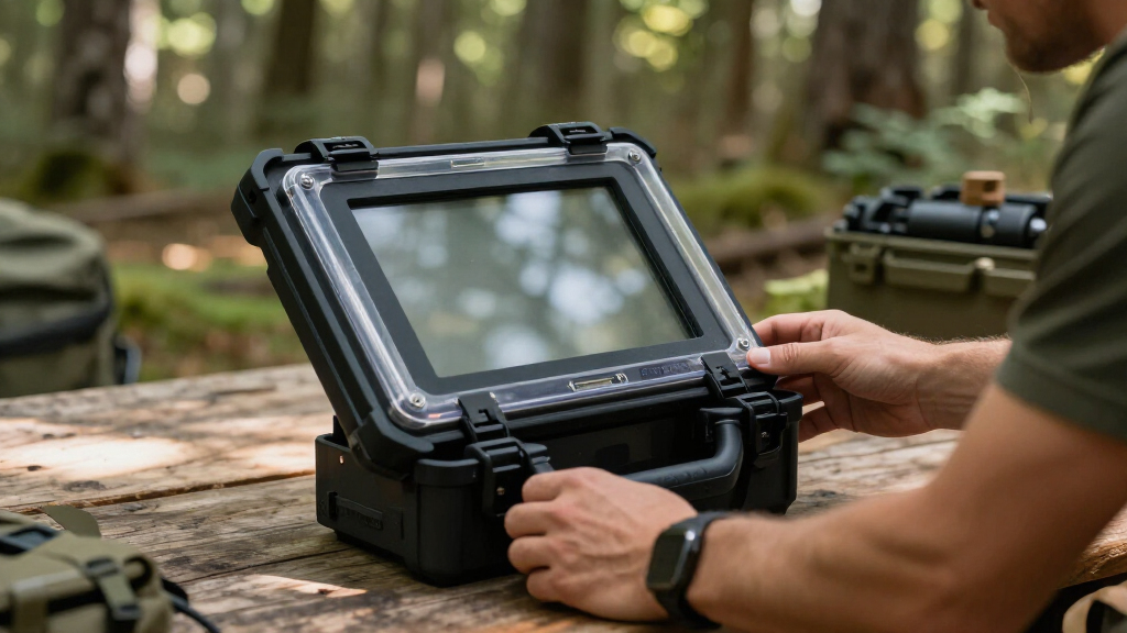 best weatherproof monitor case for travel setups