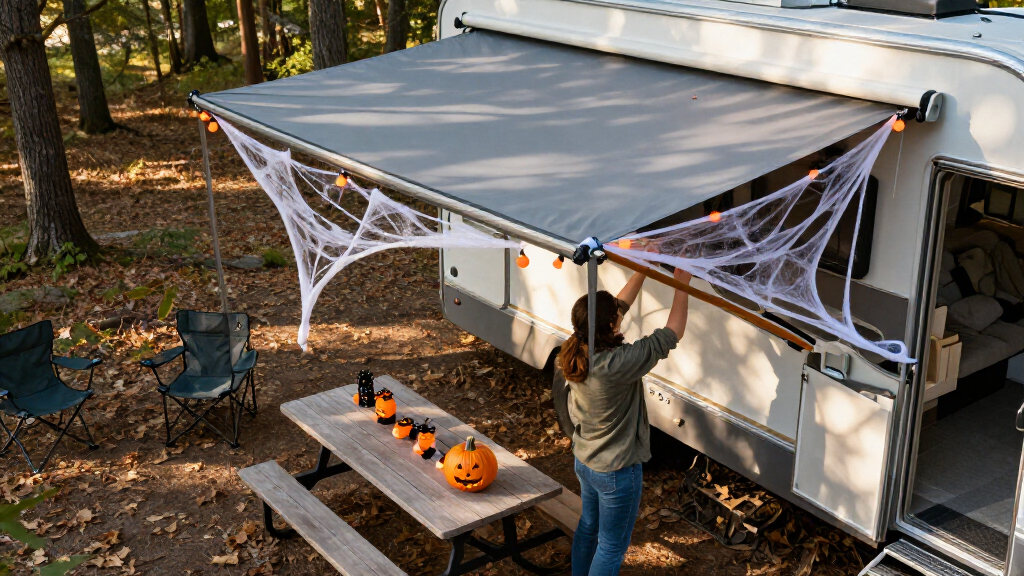 Halloween RV decorations