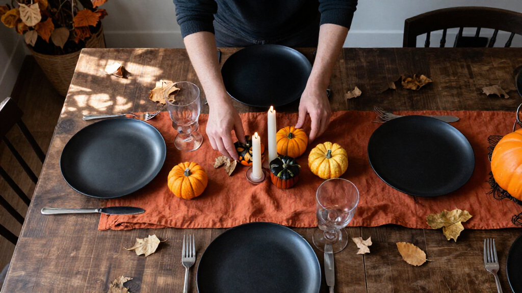 Halloween table decorations