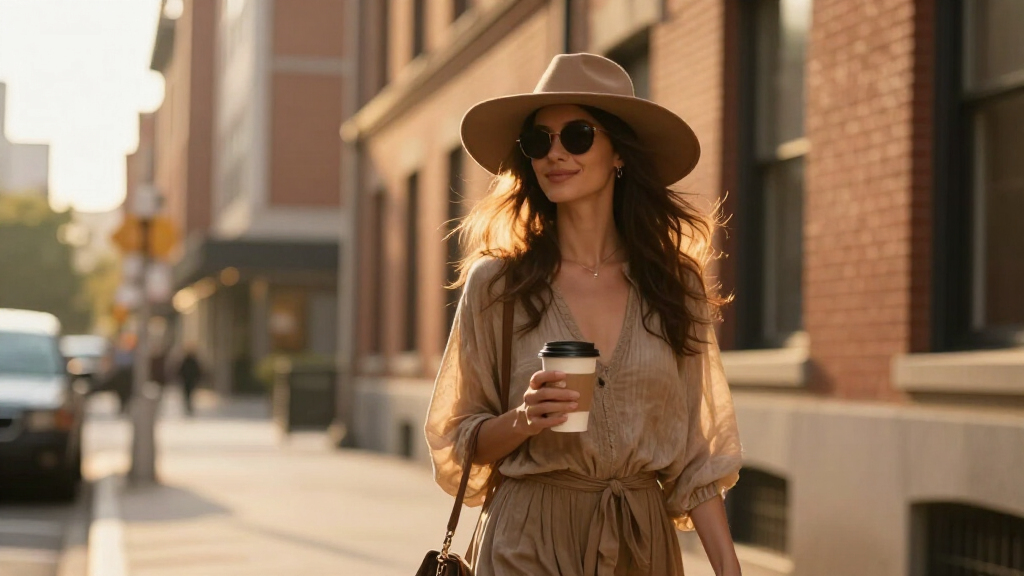 boho wide brim felt hat