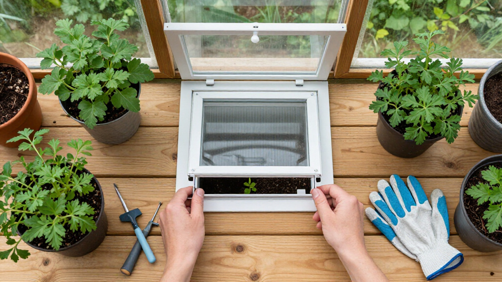 greenhouse automatic vent opener system