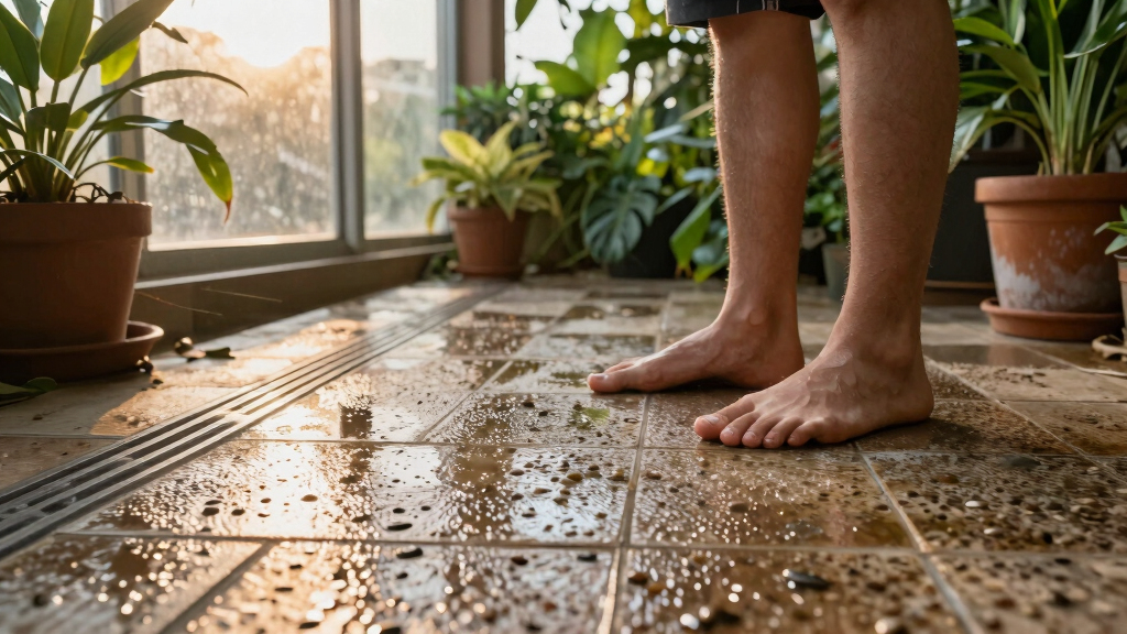 best wet room flooring for indoor garden spaces