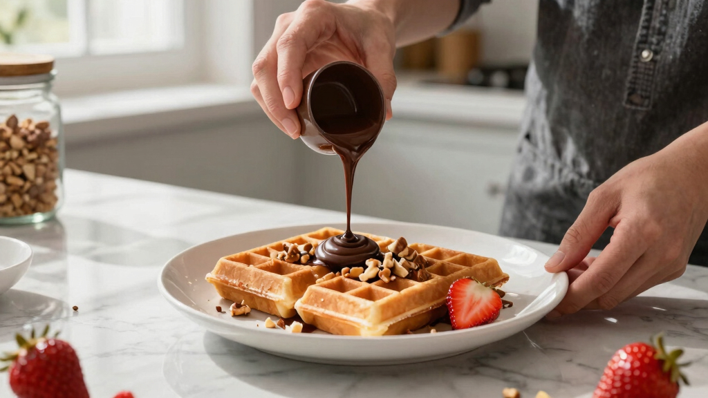chocolate toppings for waffles