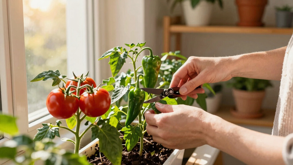 best indoor garden for tomatoes and peppers