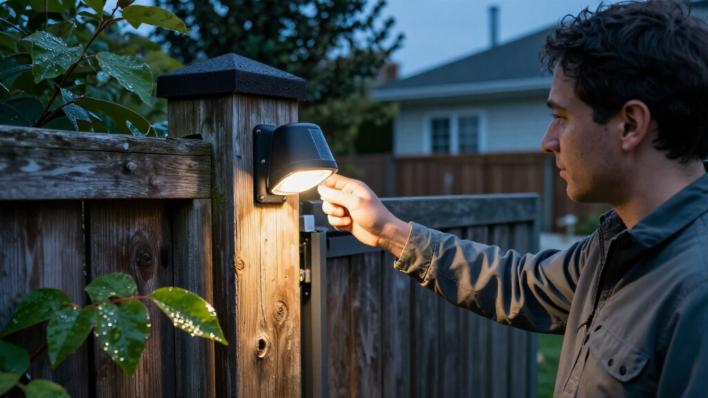 solar powered outdoor security lights