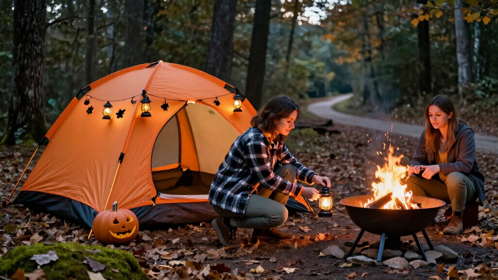 Halloween camping tents