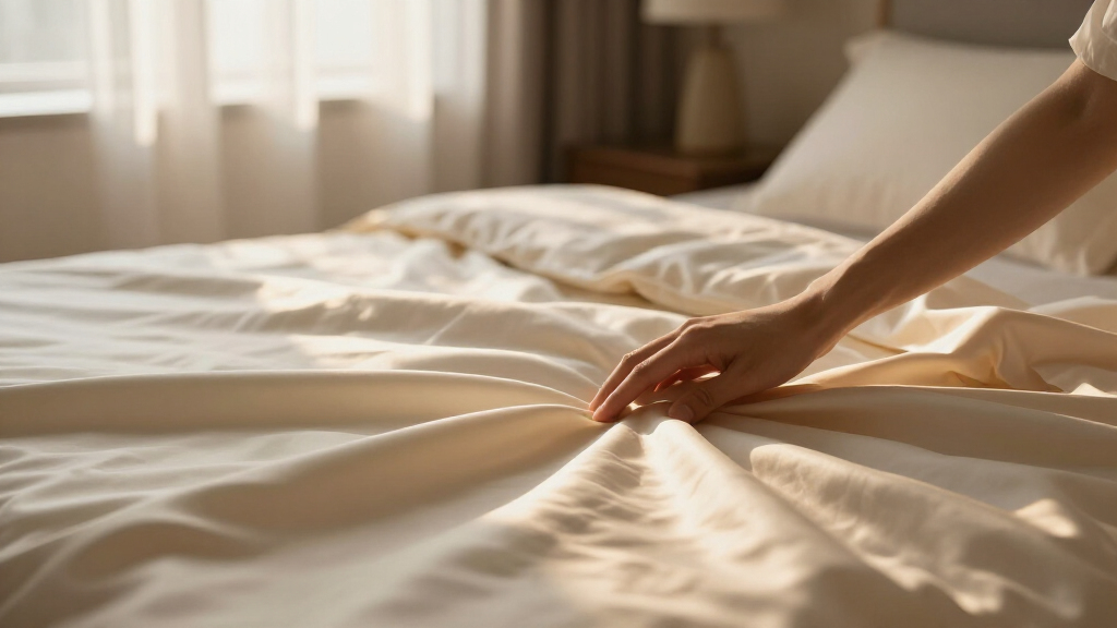 mulberry silk sheet set for hot sleepers