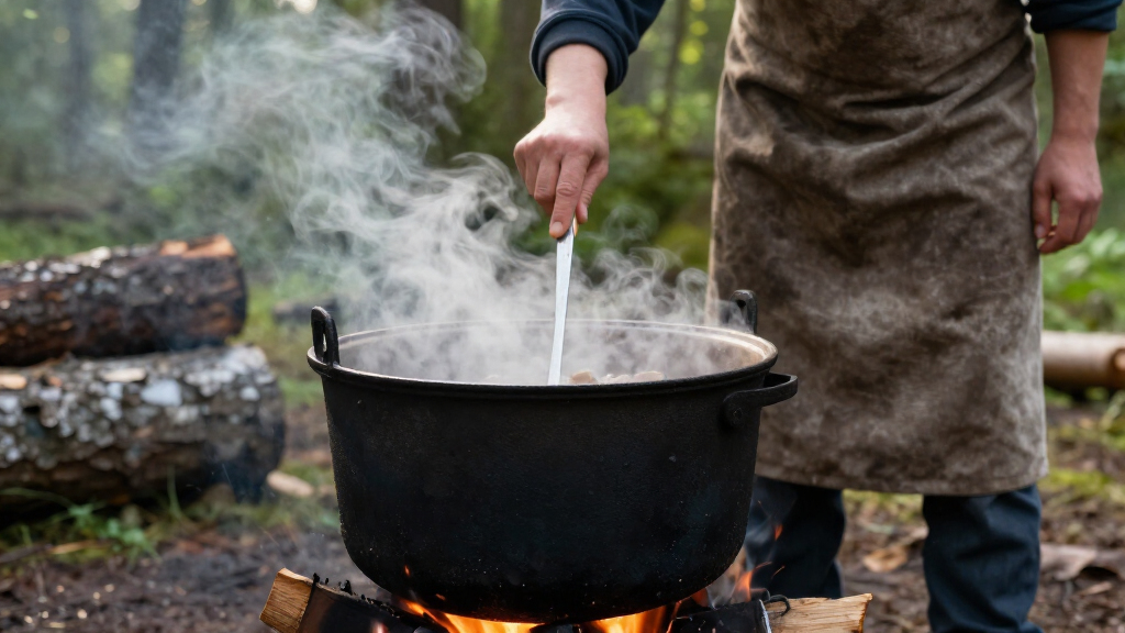 best ritual cauldron cast iron large