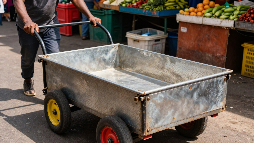 bus cart with wheels
