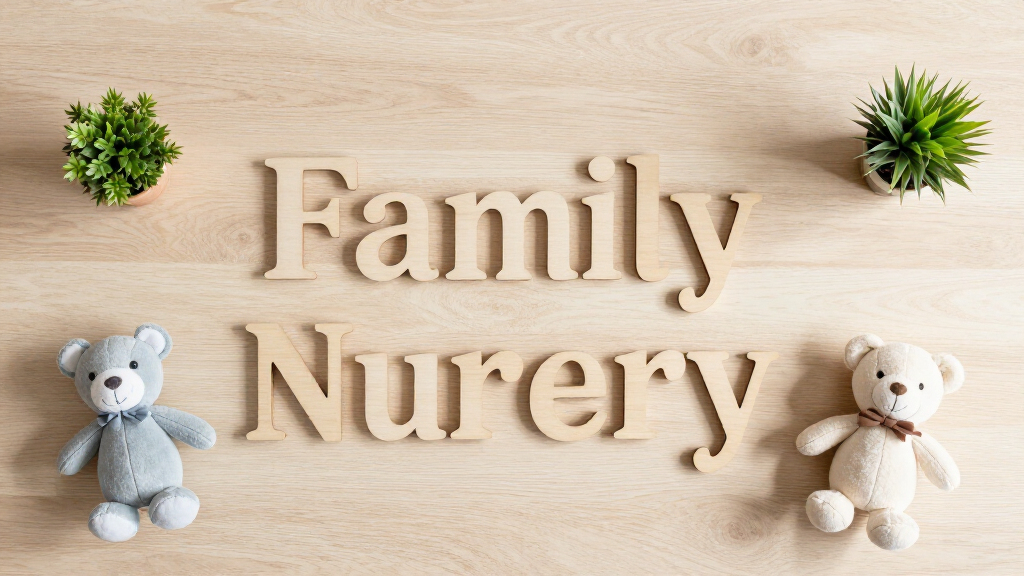 best surname signs for family nursery wall