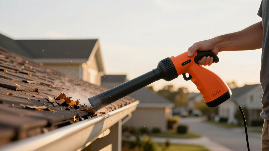 gutter cleaning blower